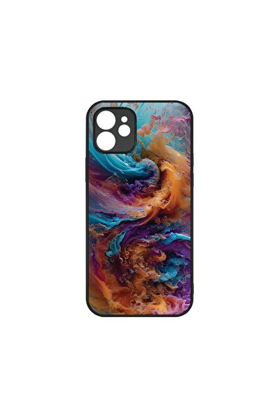 bestcase Husa subțire transparentă, compatibilă cu Apple iPhone 12, culori li...