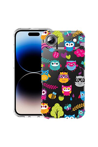 bestcase Husă pentru Apple iPhone 17 Air cu design bufniță, antișoc, cu colțu...
