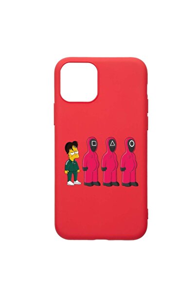 bestcase Θήκη σιλικόνης συμβατή με Apple iPhone 11 Pro, Squid Game - Simpson,...