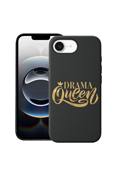 bestcase Калъф за Apple iPhone 16e, Премиум тънък силиконов 1.2ММ, Кралица, М...