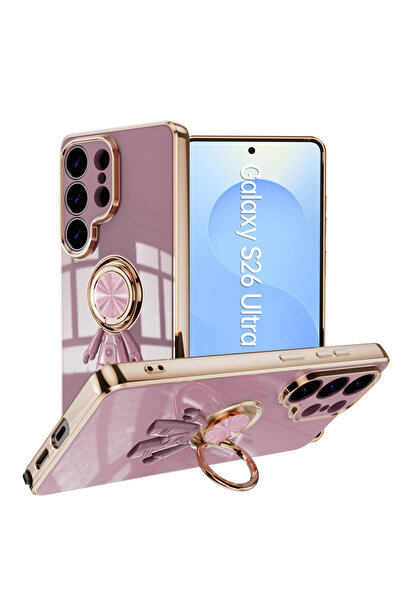 Choice6 Galaxy S26 Ultra Purple Electroplating 6D Astronaut Plating Phone Cas...