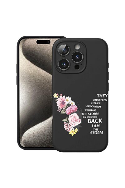 bestcase Husa Premium Silicon pentru Apple iPhone 15 Pro, Eu Sunt Furtuna, 20...