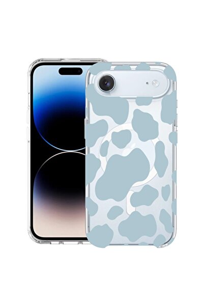 bestcase Husa pentru Apple iPhone 17 Air cu Design Blue Cow, Mag Anti Shock T...