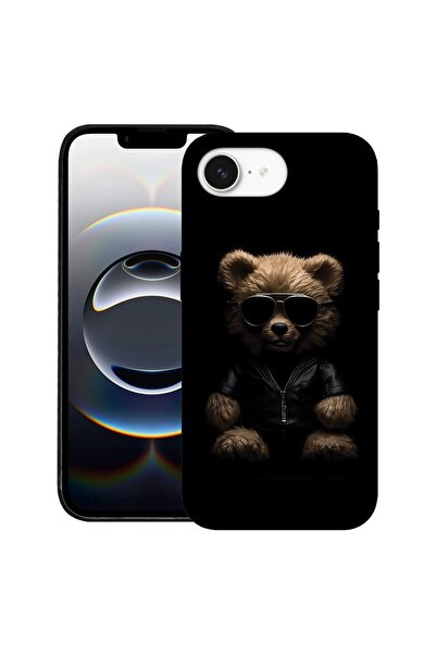 bestcase Калъф за Apple iPhone 16e, Премиум тънък силиконов 1.2ММ, Дизайн Меч...