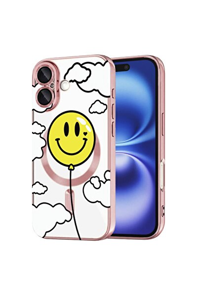 bestcase Πολυτελής Θήκη MagSafe, Συμβατή με Apple iPhone 16, Σχέδιο Μπαλόνι Χ...