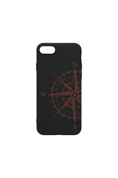 bestcase Тънък силиконов калъф 0.8ММ, съвместим с Apple iPhone 7 Plus, Компас...