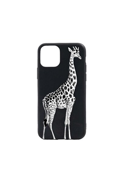 bestcase Husa Silicon Compatibila Cu Apple iPhone 11 Pro, Giraffe, rezistenta...
