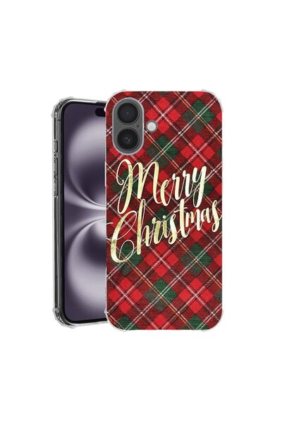 bestcase Husă pentru Apple iPhone 17 cu design Merry Christmas, Antișoc, Colț...