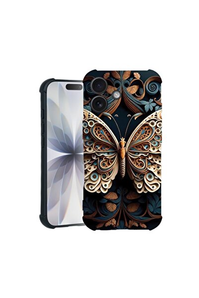 bestcase Θήκη TPU Pro Shock Συμβατή με Apple iPhone 17, με Σχέδιο Πεταλούδας ...