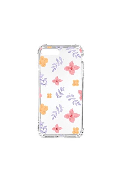 bestcase Husa Anti Shock 1.5MM, Compatibila Cu Apple iPhone 8 Plus, Flower Pa...
