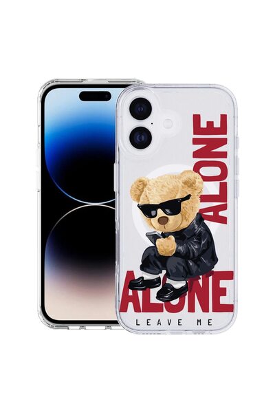bestcase Θήκη για Apple iPhone 17 με Σχέδιο Αρκουδάκι  "Αφήστε με ήσυχο " (Le...