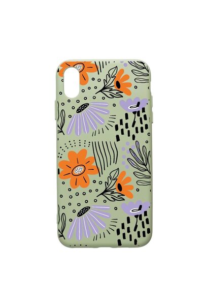 bestcase Θήκη Σιλικόνης Premium Συμβατή με Apple iPhone XS Max, Λουλούδια - Π...