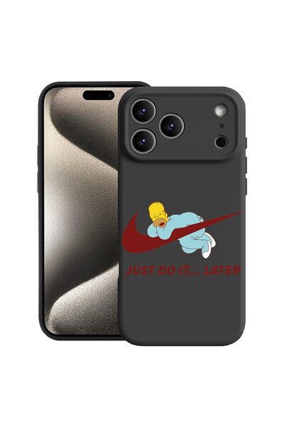 bestcase Husă pentru Apple iPhone 17 Pro cu designul Just Do It Later, Silico...