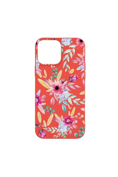 bestcase Θήκη σιλικόνης, Συμβατή με Apple iPhone 13 Pro Max, Χαρούμενα Λουλού...