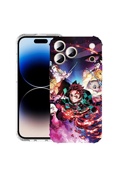 bestcase Husa pentru Apple iPhone 17 Pro cu Design Demon Slayer, Anti Shock, ...