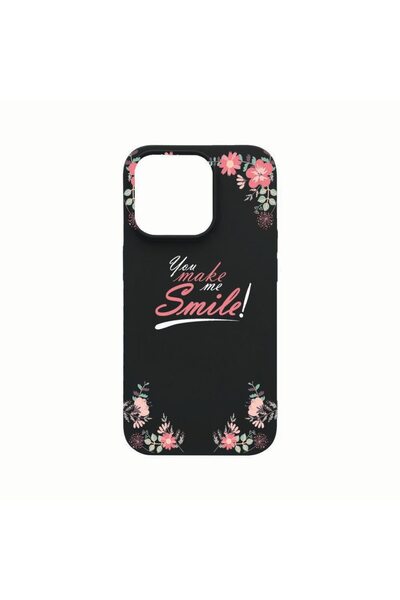 bestcase Husa Silicon, Compatibila Cu Apple iPhone 14 Pro Max, Make Me Smile,...