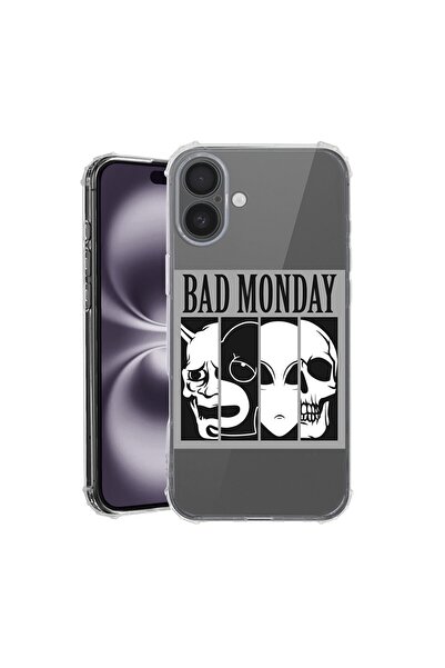 bestcase Θήκη για Apple iPhone 16, Αντικραδασμική 1.5MM, Bad Monday, Αντοχή σ...