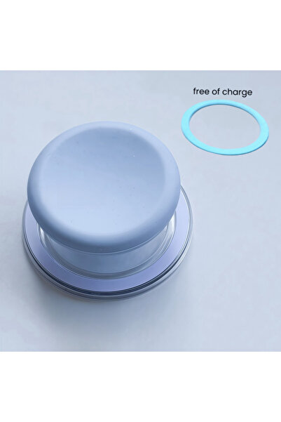 Choice5 حامل هاتف سيليكون متعدد الألوان بتصميم لطيف باللون الأزرق السماوي، مت...