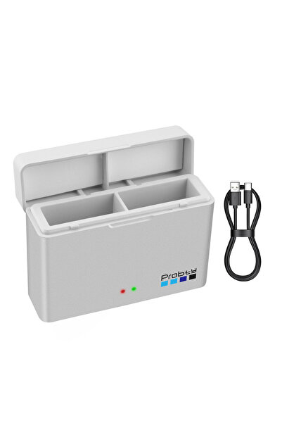 Choice probty Type-C Charge Portable Battery Charger 2 Slots Fast Charging fo...