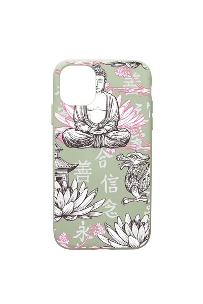 bestcase Husa Premium Silicon Compatibila Cu Apple iPhone 12 Pro Max, Buddha,...