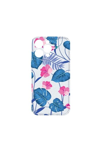 bestcase Husa Crystal Glitter 2MM, Compatibila Cu Apple iPhone 14 Pro, Tropic...