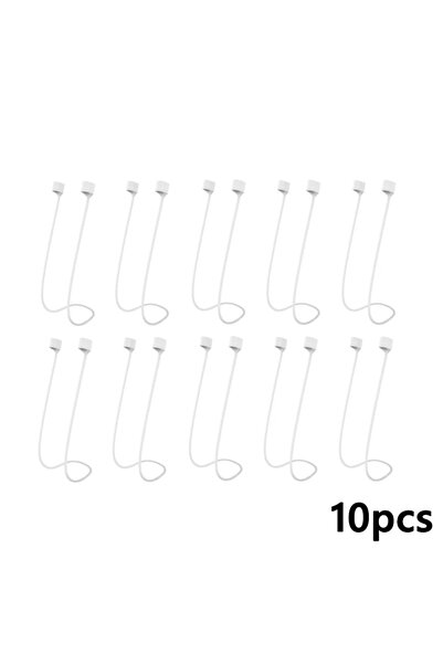 Choice30 Magnetic 10pcs White Magnetic Wireless Earphone Hanging Rope Cable F...