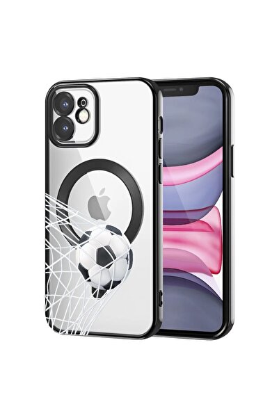 bestcase Πολυτελής Θήκη MagSafe, Συμβατή με Apple iPhone 12, Σχέδιο  "Μπάλα σ...