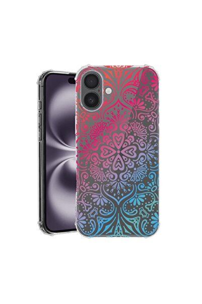 bestcase Husă pentru Apple iPhone 17 cu Design Mandala Color, Antișoc, Colțur...