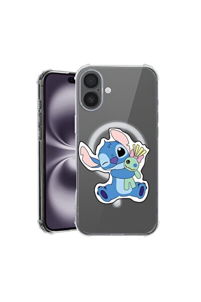 bestcase Husa pentru Apple iPhone 16, MagSafe Anti Shock, Lilo, Protectie cam...
