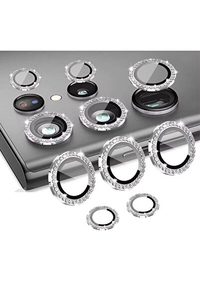 Choice20 Samsung S23 Ultra Stone Green Bling 3D Diamond Metal Camera Ring Pro...