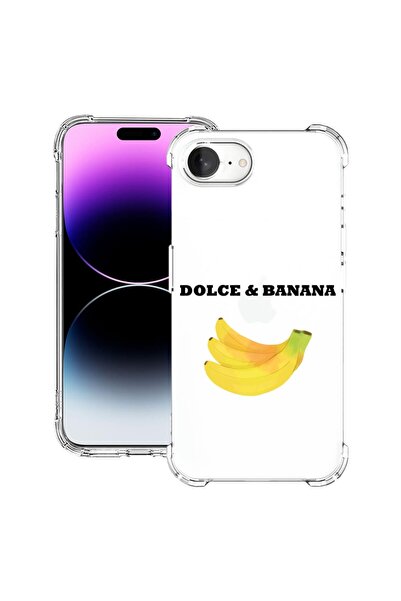 bestcase Husa pentru Apple iPhone 16e, Anti Shock 1.5MM, Dolce & Banana, Prot...