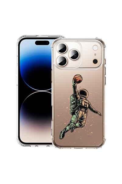 bestcase Θήκη για Apple iPhone 17 Pro με Σχέδιο Αστροναύτη Μπάσκετ, Αντικραδα...