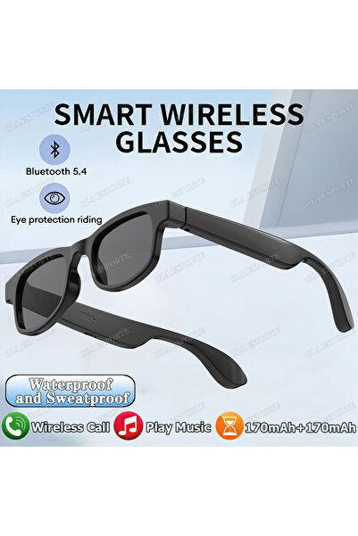 Choice Bk-Bk AI Smart Glasses Men Women Multifunction Touch Music Playback Re...