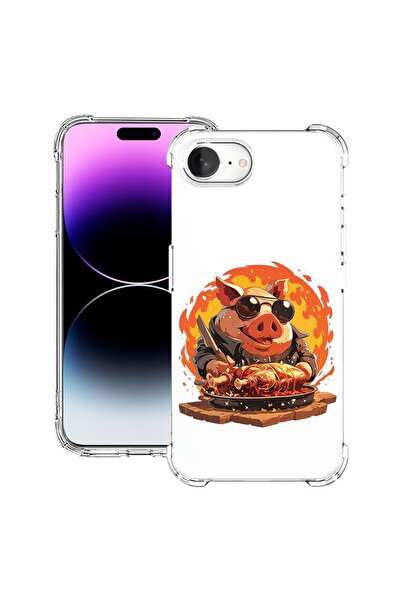 bestcase Θήκη για Apple iPhone 16e, Αντικραδασμική 1.5MM, Pig's Life, Προστασ...