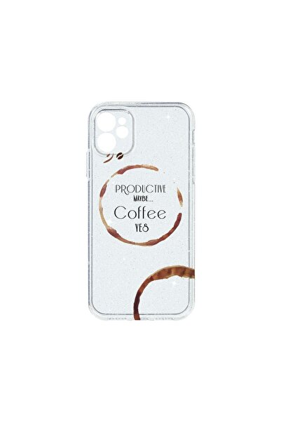 bestcase Калъф с кристален блясък 2ММ, съвместим с Apple iPhone 11, Кафяв, Уд...
