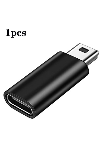Choice Black(1pcs) 1/2pcs USB C to Mini USB Adapter , Type-C Female to Mini U...