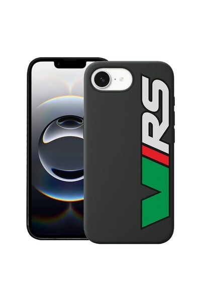 bestcase Калъф за Apple iPhone 16e, Премиум тънък силиконов 1.2ММ, Skoda VRS,...