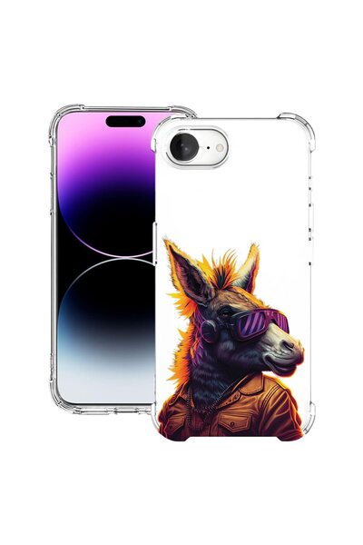bestcase Case for Apple iPhone 16e, Anti Shock 1.5MM, Funky Dunkey, Camera, s...