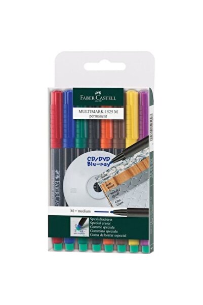 Faber Castell Set de 8 markere permanente Multimark, M, Faber-Castell