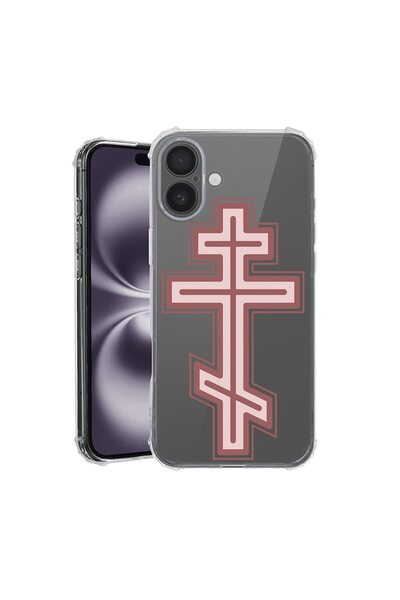 bestcase Θήκη για Apple iPhone 16, Αντικραδασμική 1.5MM, Κλασικό Κόκκινο Σχέδ...