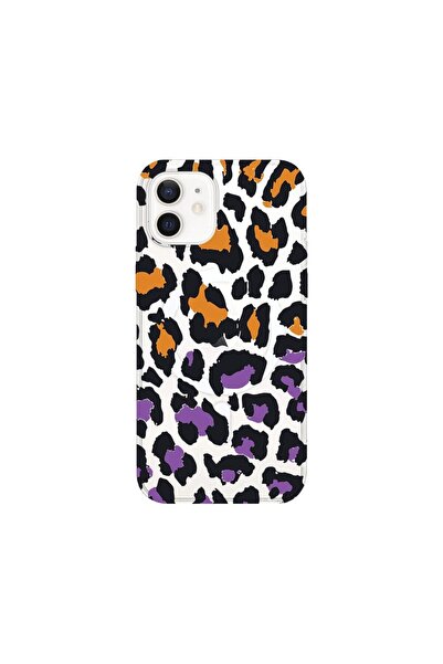 bestcase Husa MagSafe Anti Shock, Compatibila Cu Apple iPhone 12, Lila Leopar...