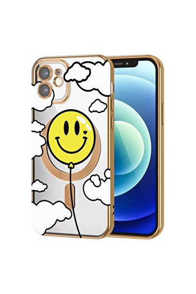 bestcase Πολυτελής Θήκη MagSafe, Συμβατή με Apple iPhone 12, Κίτρινο Μπαλόνι ...