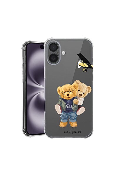bestcase Husă pentru Apple iPhone 17 cu designul Teddy Bear Lift me up, Antiș...