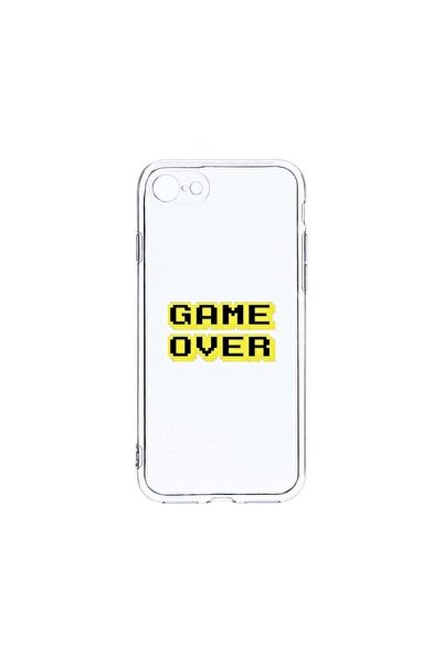 bestcase Husa Clear Silicon 2MM, Compatibila Cu Apple iPhone SE 2, Game Over,...