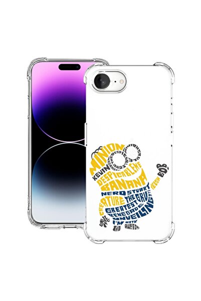 bestcase Husa pentru Apple iPhone 16e, Anti Shock 1.5MM, Calligraphy Minion, ...