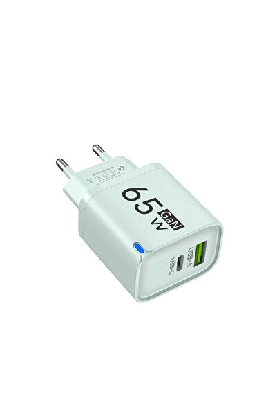 Choice7 Green EU USB Type C Charger PD 65W GaN Fast Charging Charger Phone Ad...