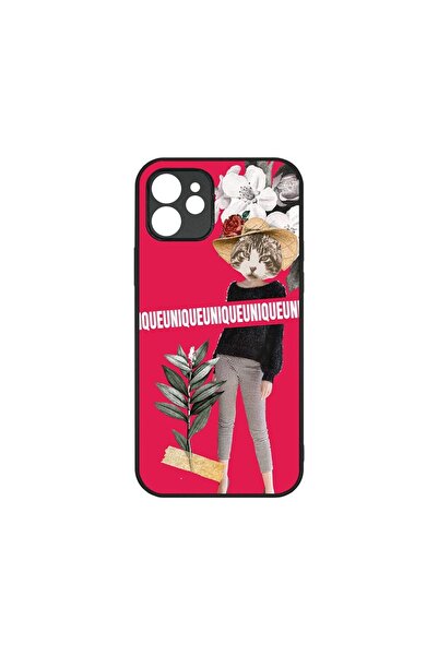 bestcase Husa Slim Glassy, Compatibila Cu Apple iPhone 12, I'm Unique, HD Col...