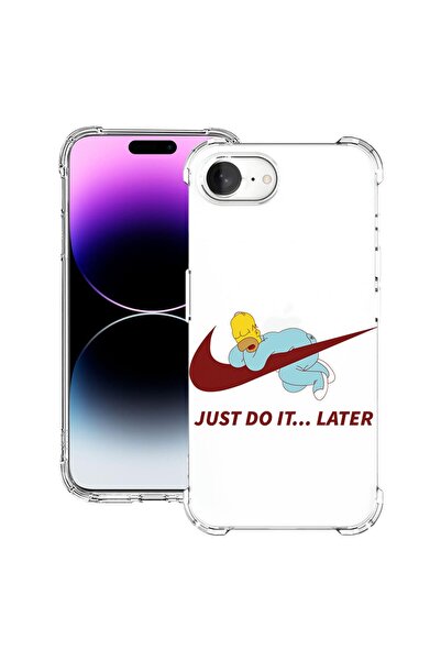 bestcase Θήκη για Apple iPhone 16e, Αντικραδασμική 1.5MM, Just Do It Later Ho...