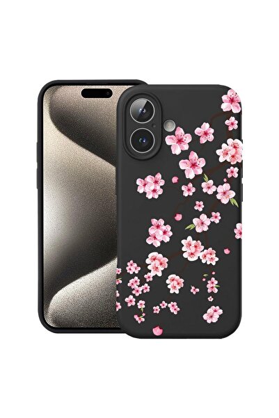 bestcase Θήκη για Apple iPhone 17 με Σχέδιο Ιαπωνικού Κερασιάς, Σιλικόνη Prem...