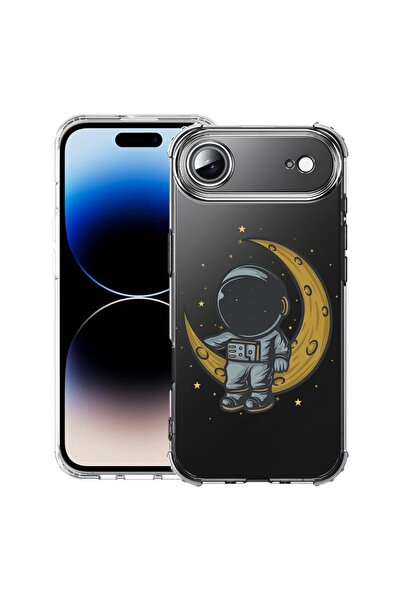 bestcase Husă pentru Apple iPhone 17 Air cu design Astronaut pe Lună, Antișoc...